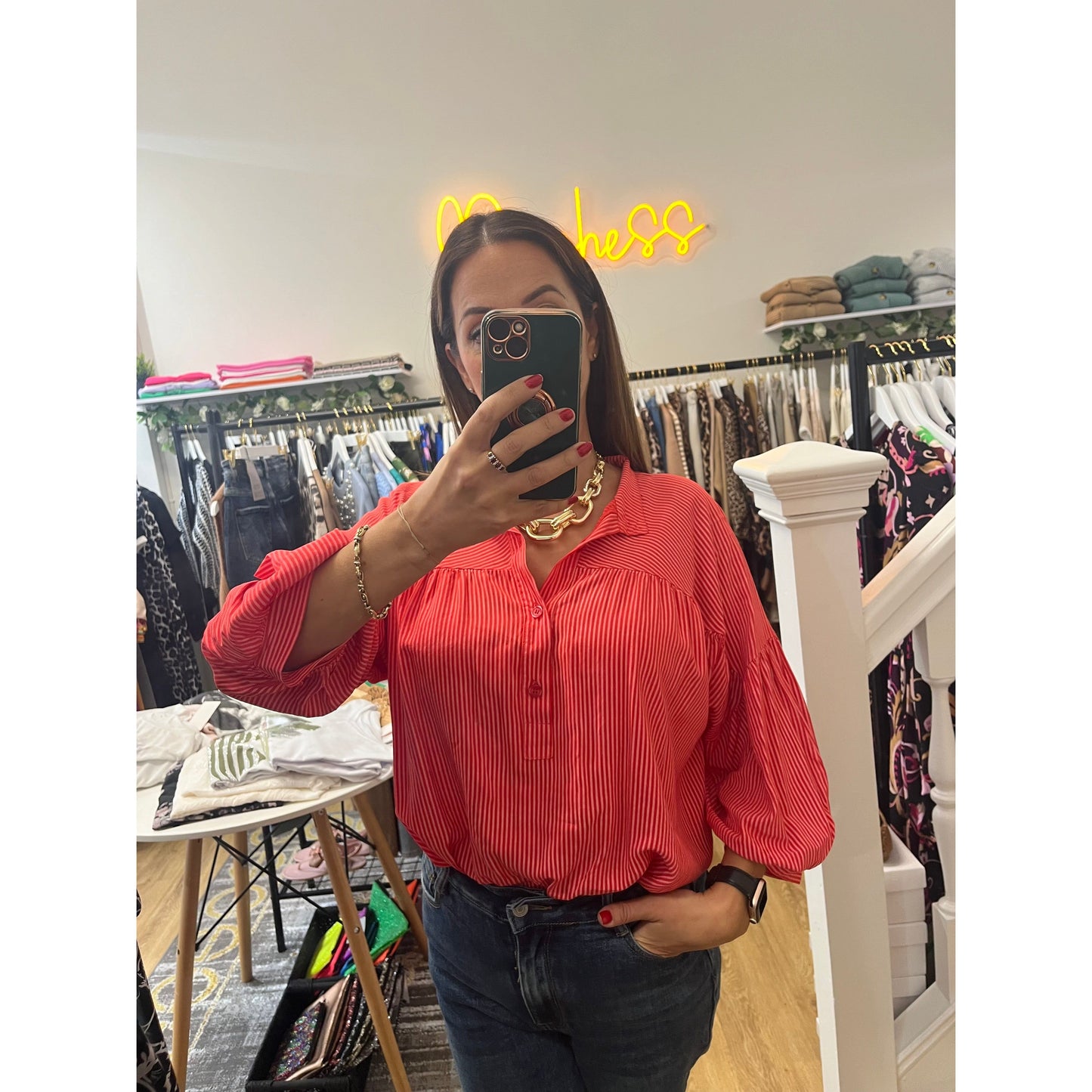 Avio Stripe Shirt Marta du Chateau