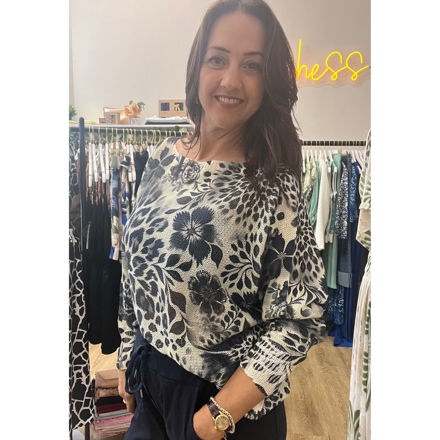 LOIS Fine Knit Top Duchess Boutique