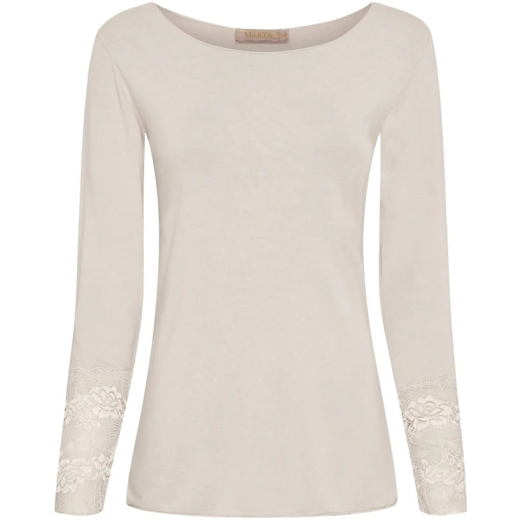Lace Cuff Top Marta du Chateau