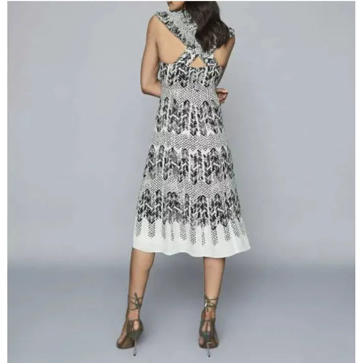 Avery Arrow Print Dress Reiss Reiss
