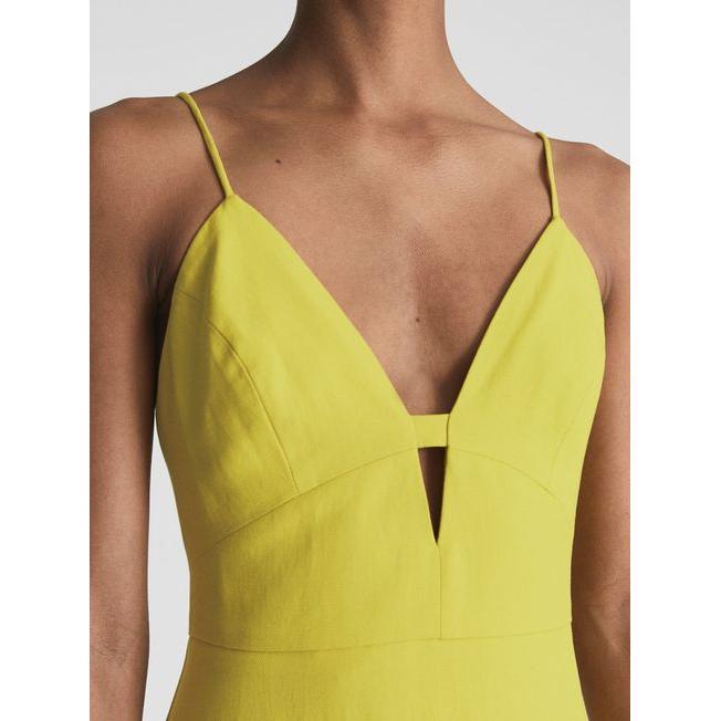 Frida Strappy Linen Dress Reiss Reiss
