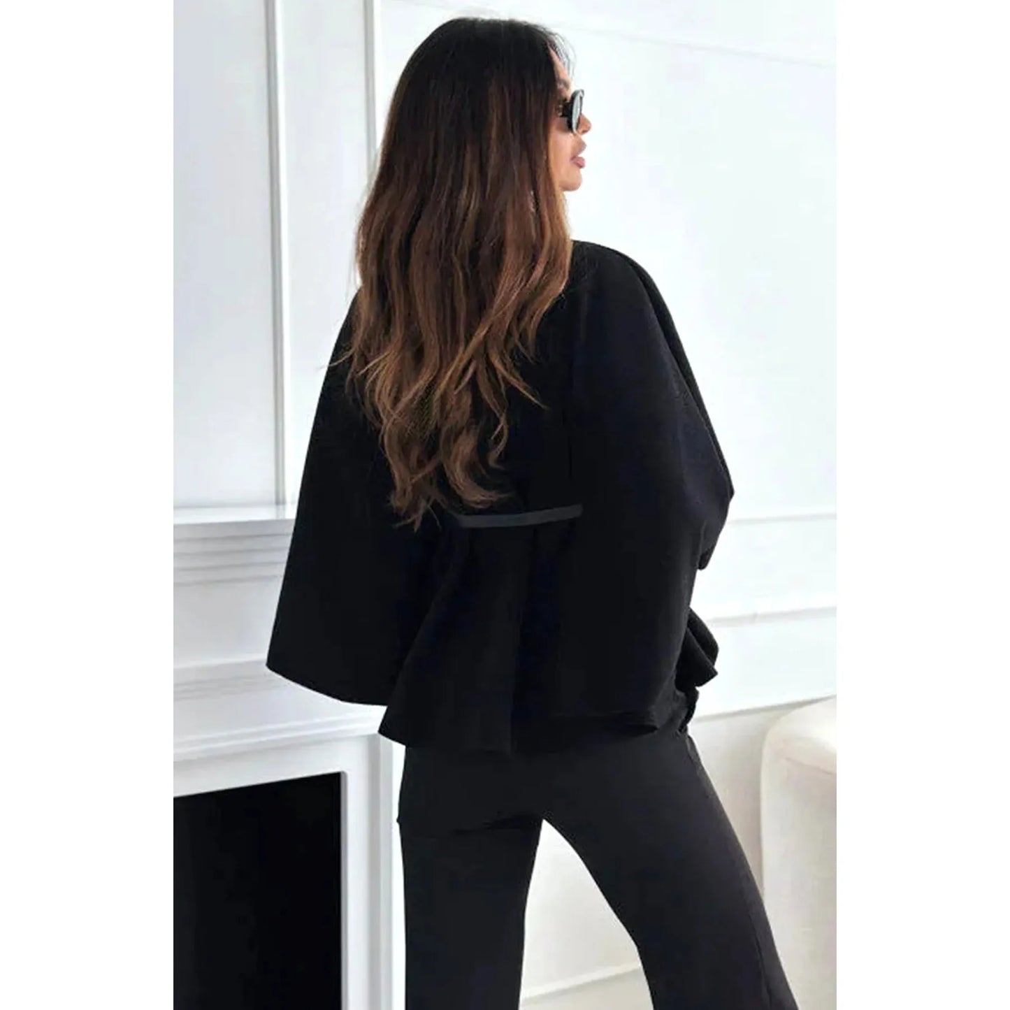 ASHA Belted Cape Duchess Boutique