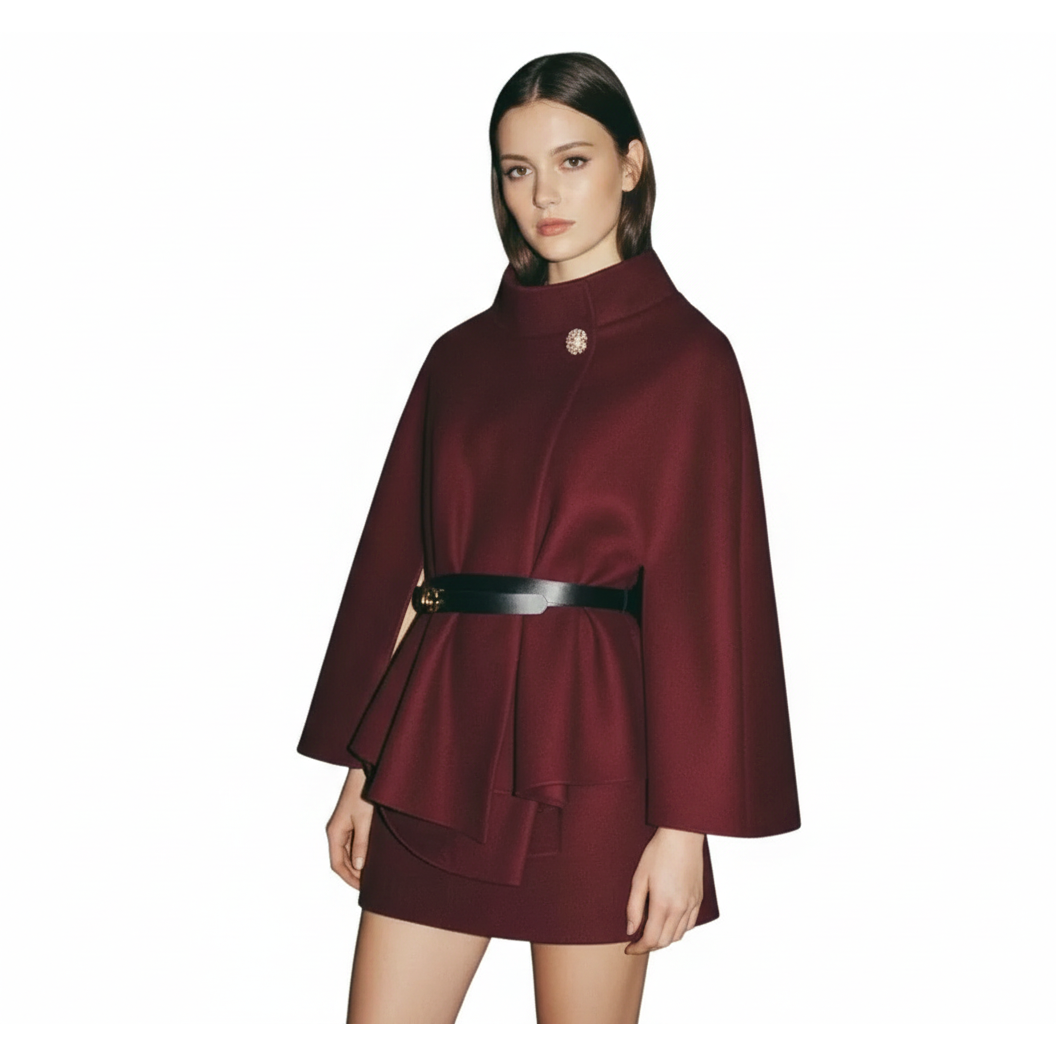 ASHA Belted Cape Duchess Boutique