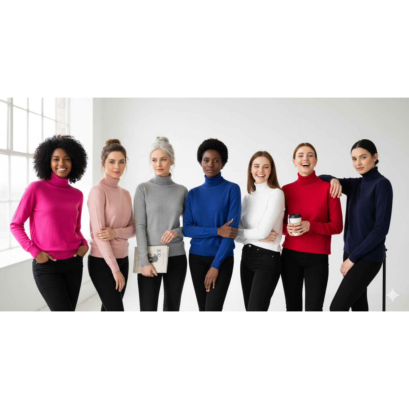 ERIN Polo Neck Top Duchess Boutique