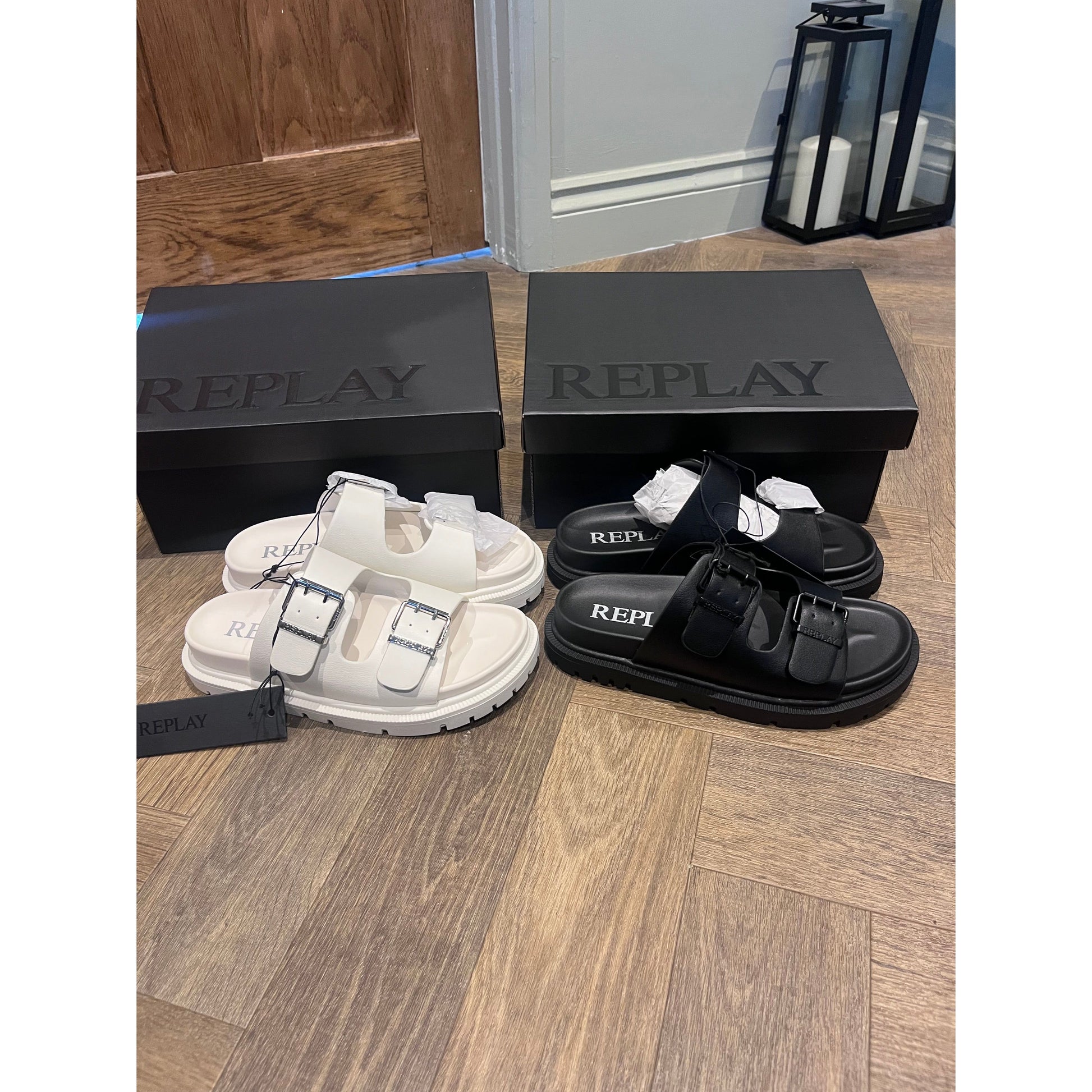 Chunky Buckle Sandals Replay
