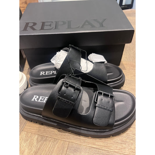 Chunky Buckle Sandals Replay