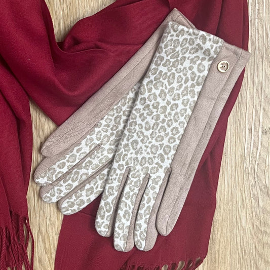 Fuax Suede Gloves Duchess Boutique