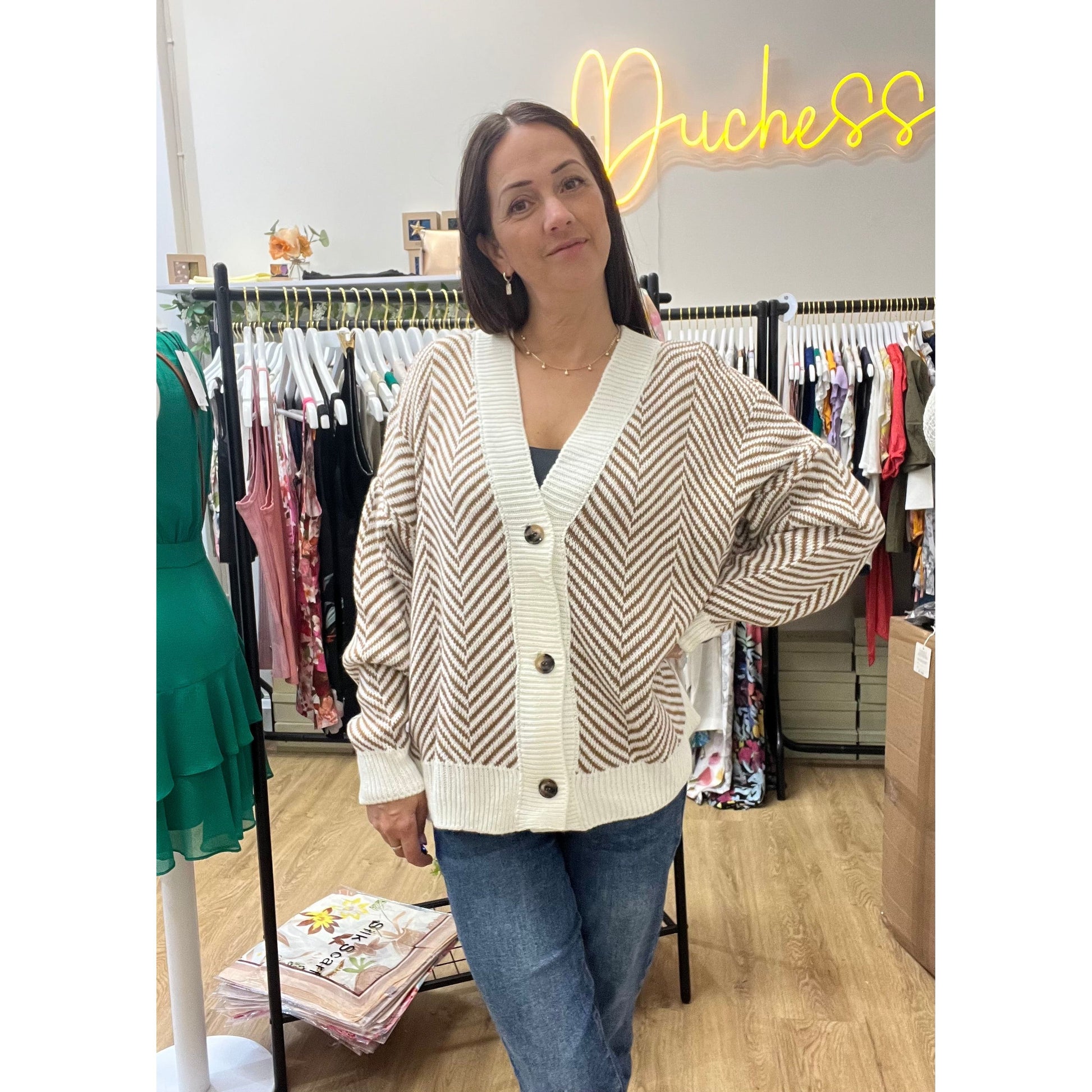DOVE Cardigan Duchess Boutique