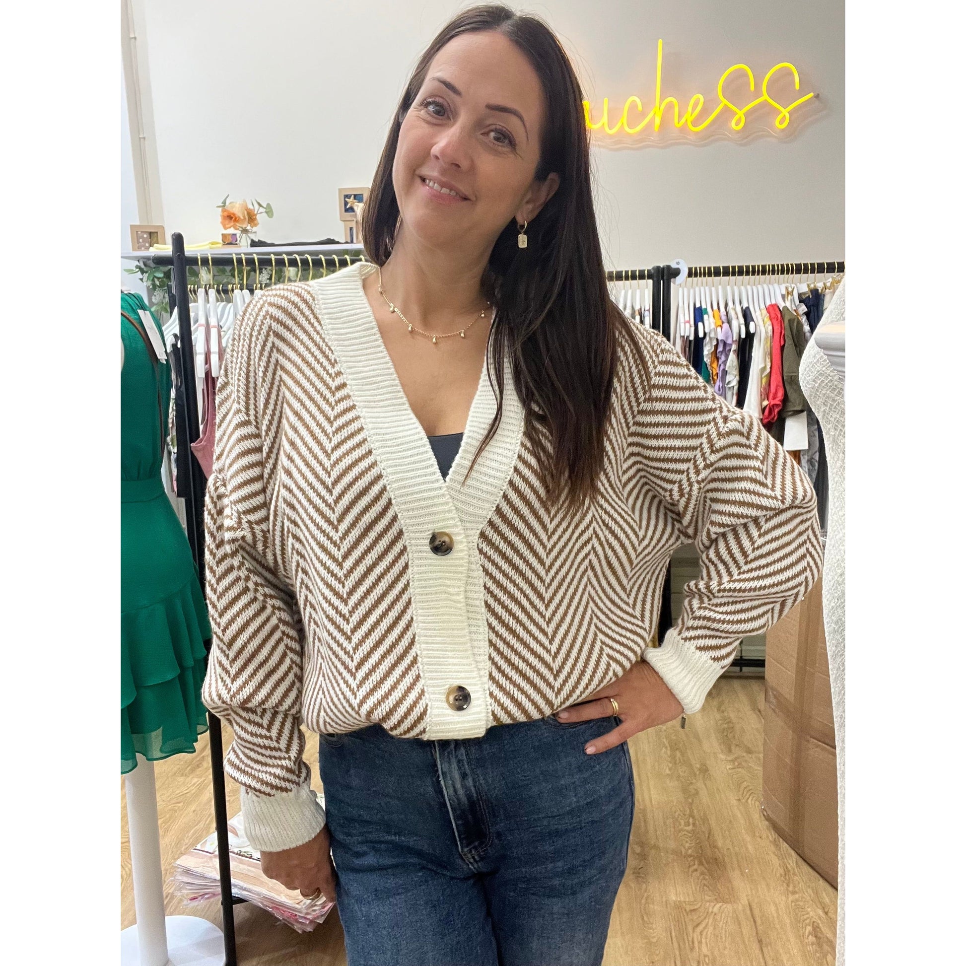 DOVE Cardigan Duchess Boutique