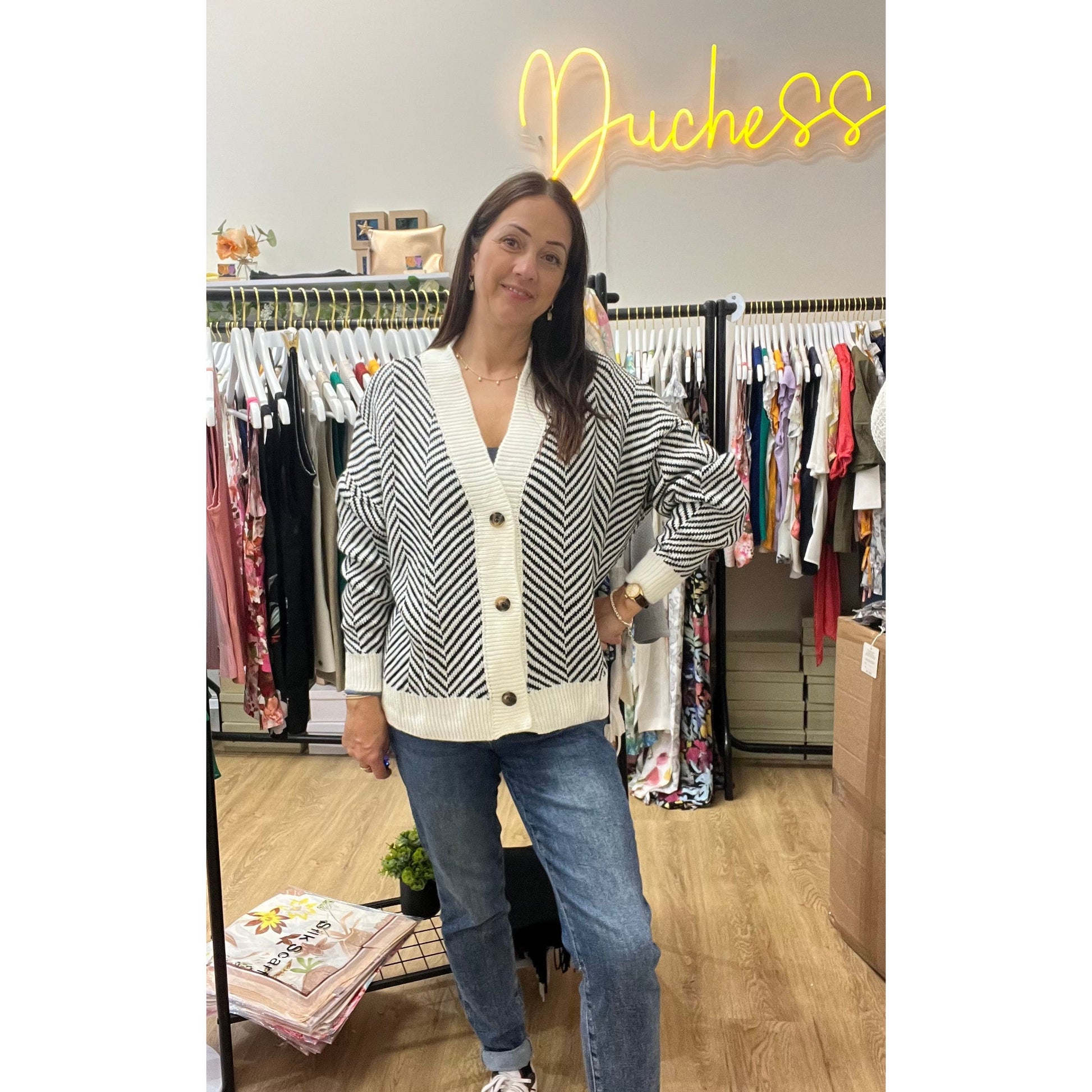 DOVE Cardigan Duchess Boutique