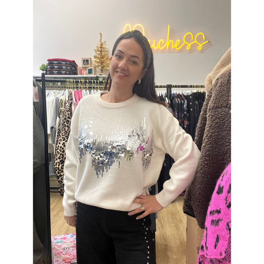 GWEN Sparkly Jumper Duchess Boutique