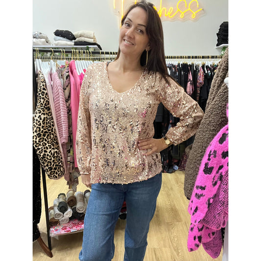 ZORA Sequin Top Kurt Muller