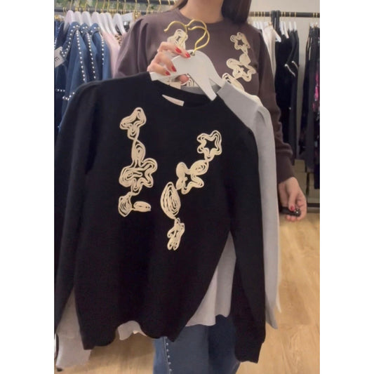 EDIE Cornelli Trim Knit Duchess Boutique