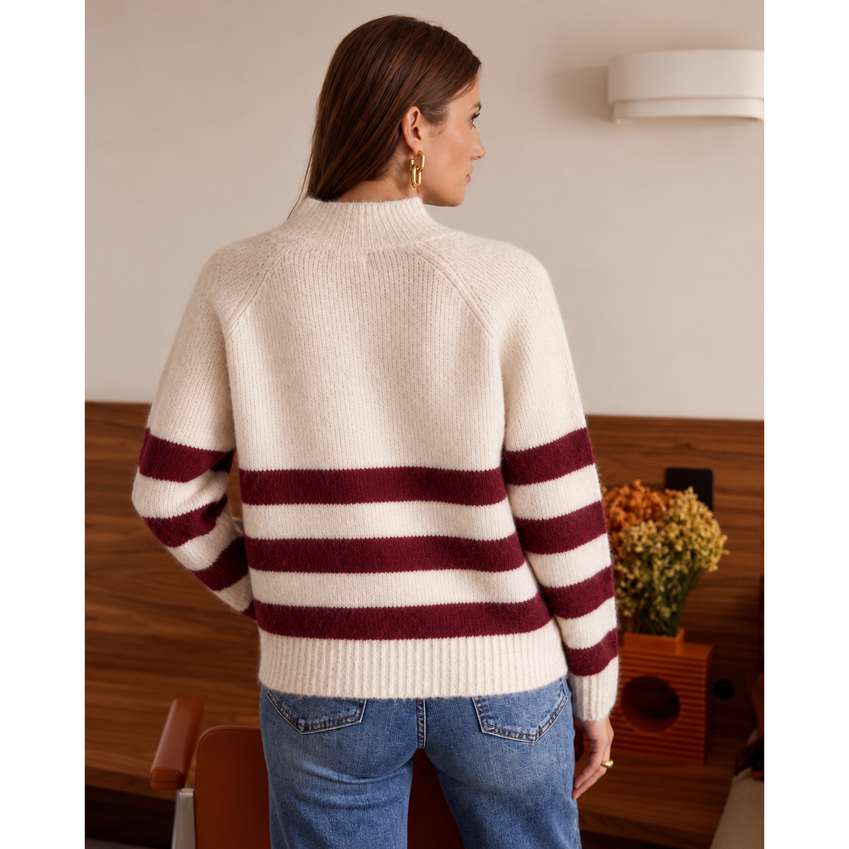 CYPRIEN Zip Knit In April 1986
