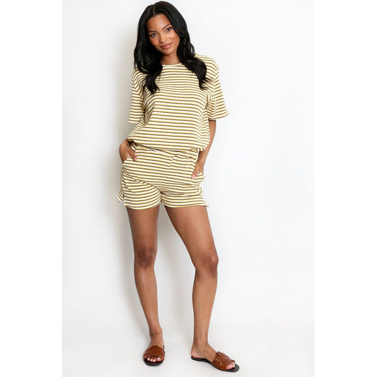 EIRA Tee and Shorts Set Duchess Boutique