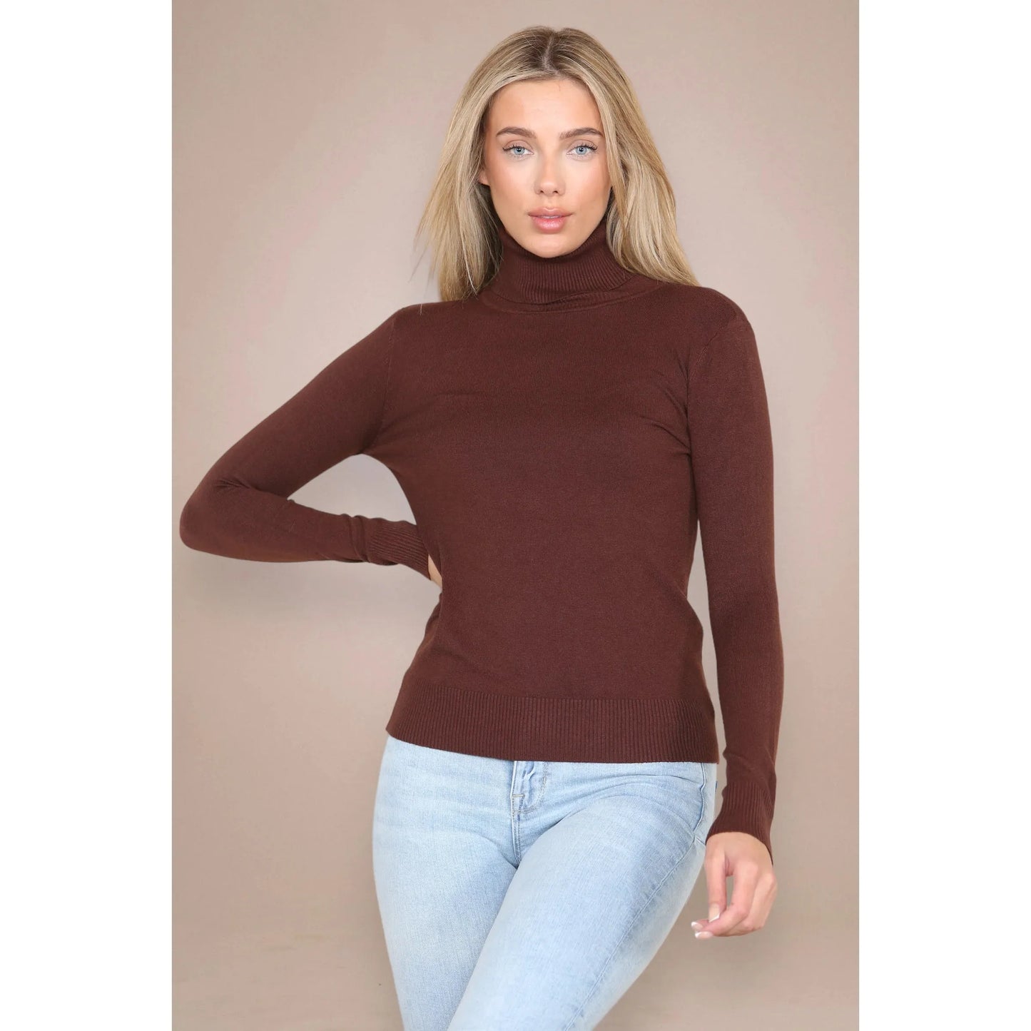 ERIN Polo Neck Top Duchess Boutique