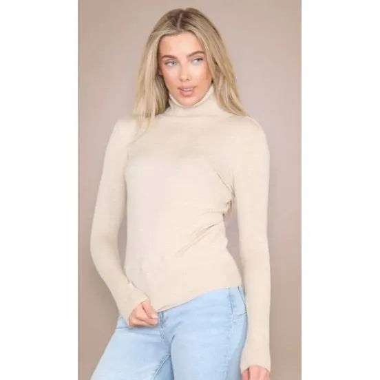 ERIN Polo Neck Top Duchess Boutique