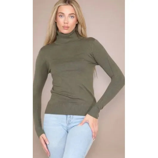ERIN Polo Neck Top Duchess Boutique