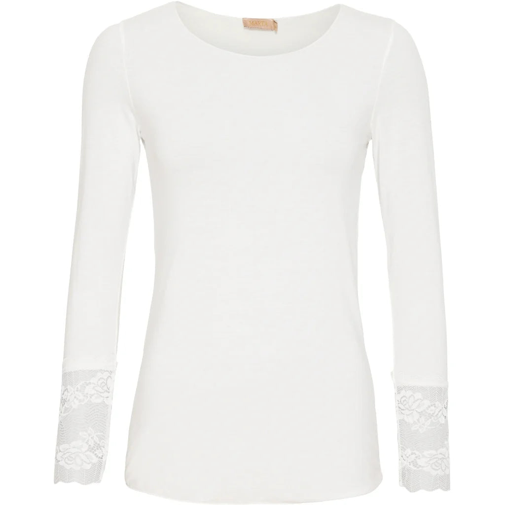 Lace Cuff Top Marta du Chateau