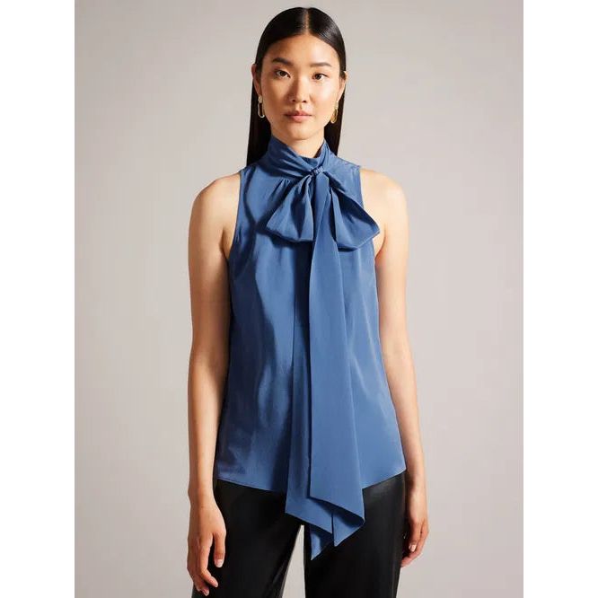 IMMIE Pussybow Top Ted Baker